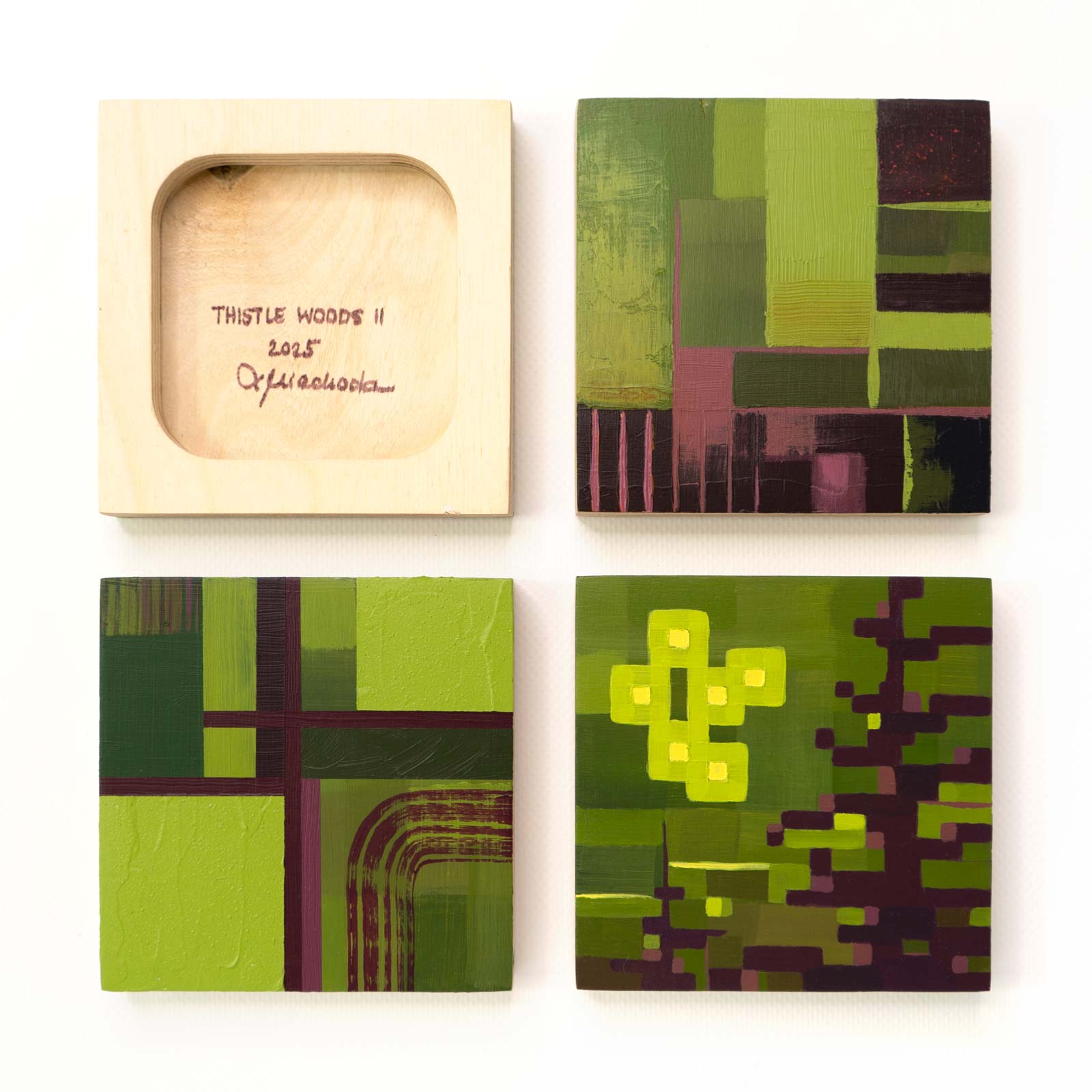 THISTLE WOODS VIII | 4x4" - Image 3